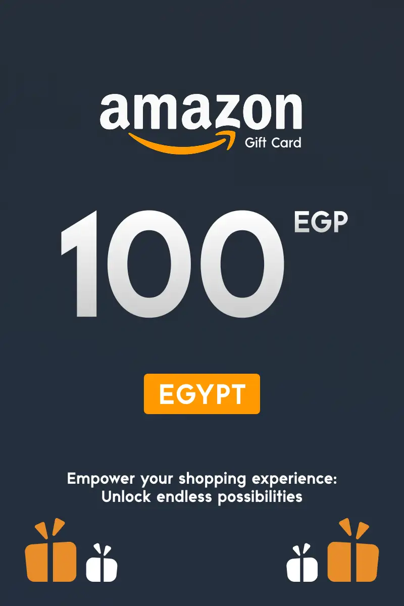 Amazon 100 EGP Gift Card (Egypt) - Digital Key