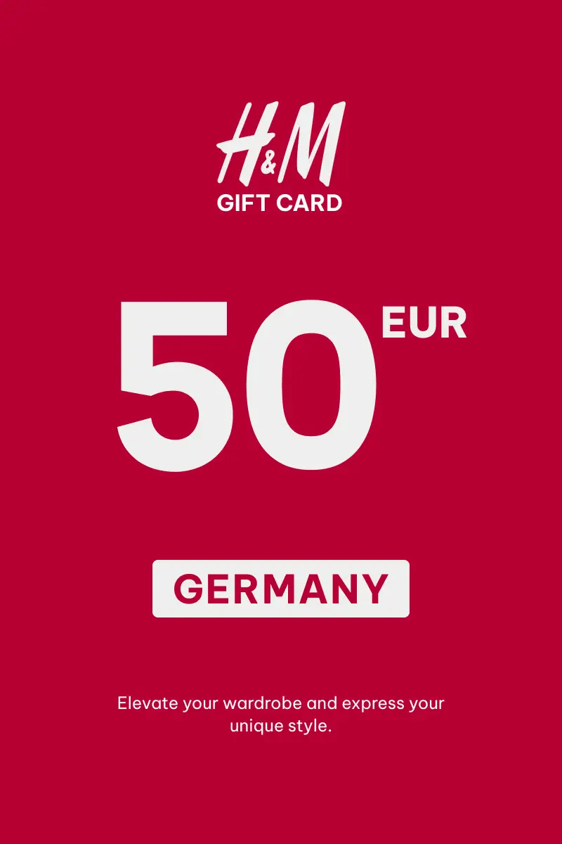 HandM 50 EUR Gift Card (Germany) - Digital Key