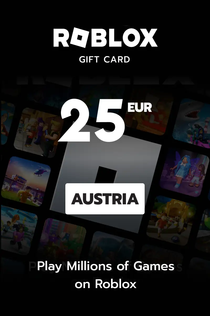 Roblox 25 EUR Gift Card (Austria) - Digital Key