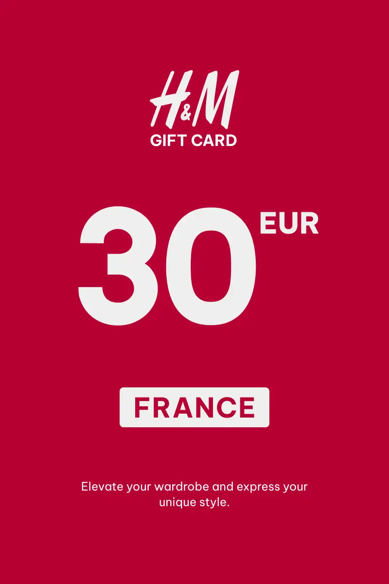 HandM 30 EUR Gift Card (France) - Digital Key