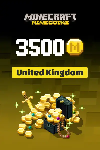 Minecraft Minecoins Pack 3500 Coins (United Kingdom) (Xbox One) - Xbox Live - Digital Key