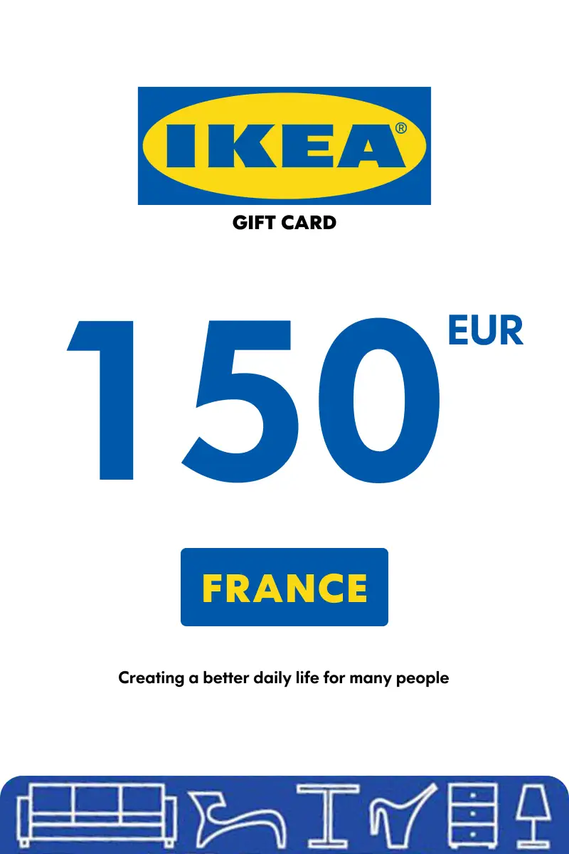 IKEA 150 EUR Gift Card (France) - Digital Key