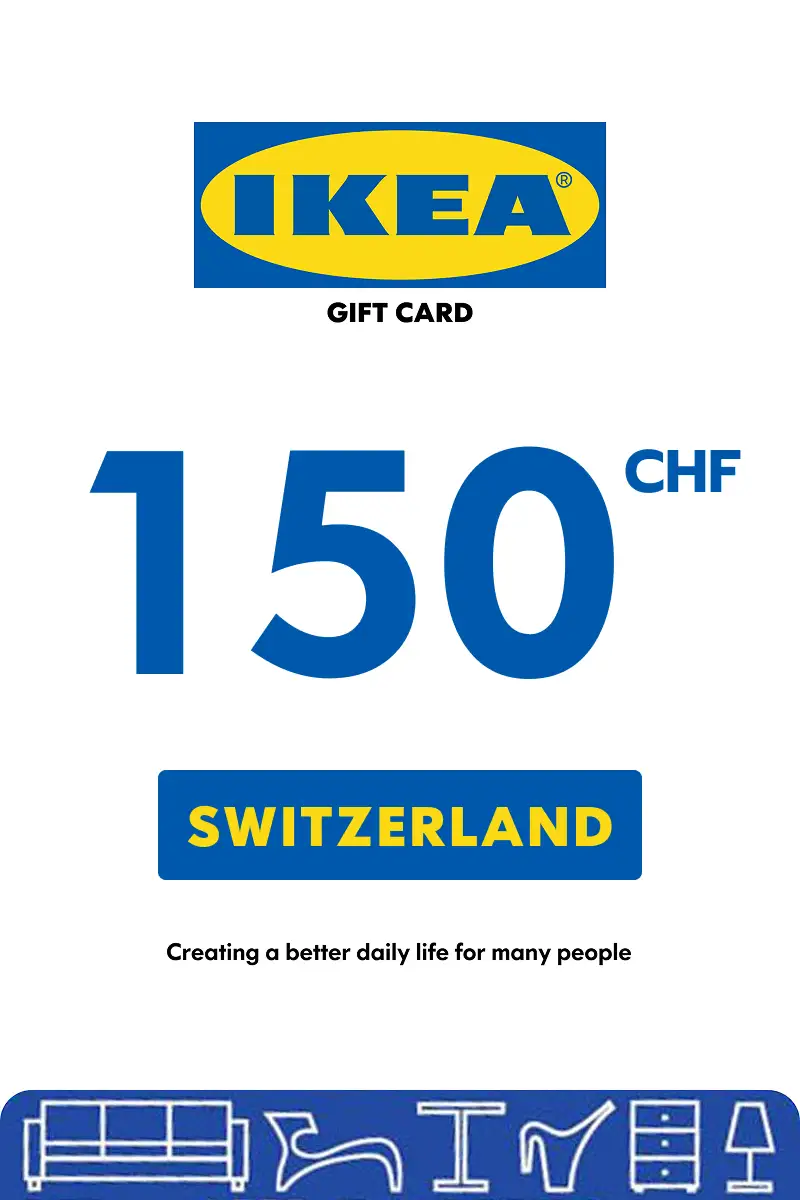 IKEA 150 CHF Gift Card (Switzerland) - Digital Key