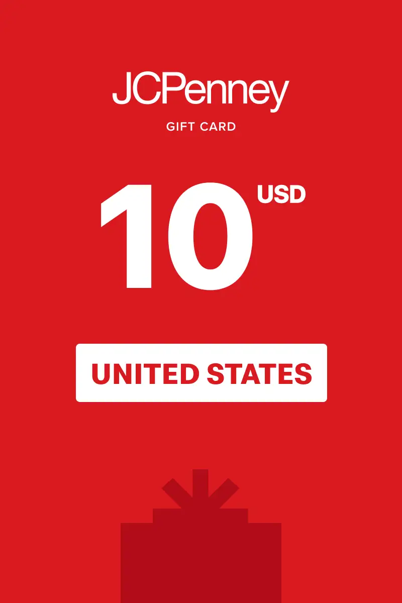 JCPenney 10 USD Gift Card (United States) - Digital Key