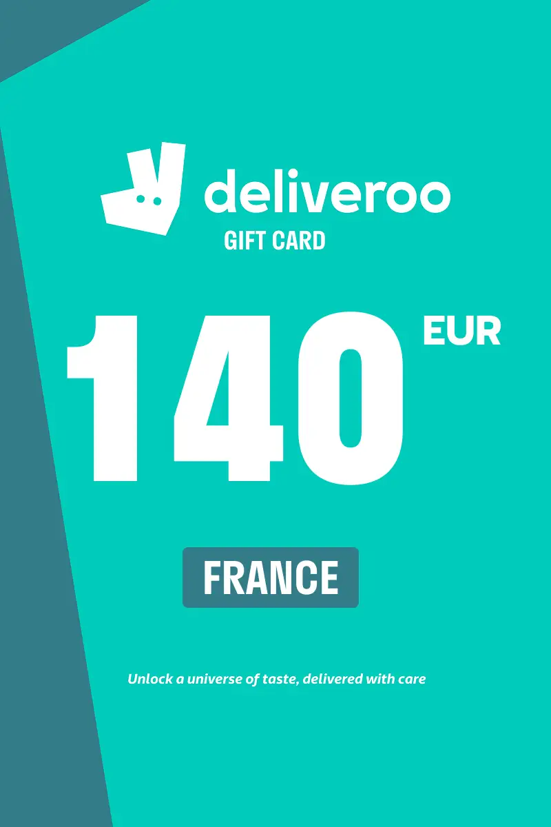 Deliveroo 140 EUR Gift Card (France) - Digital Key