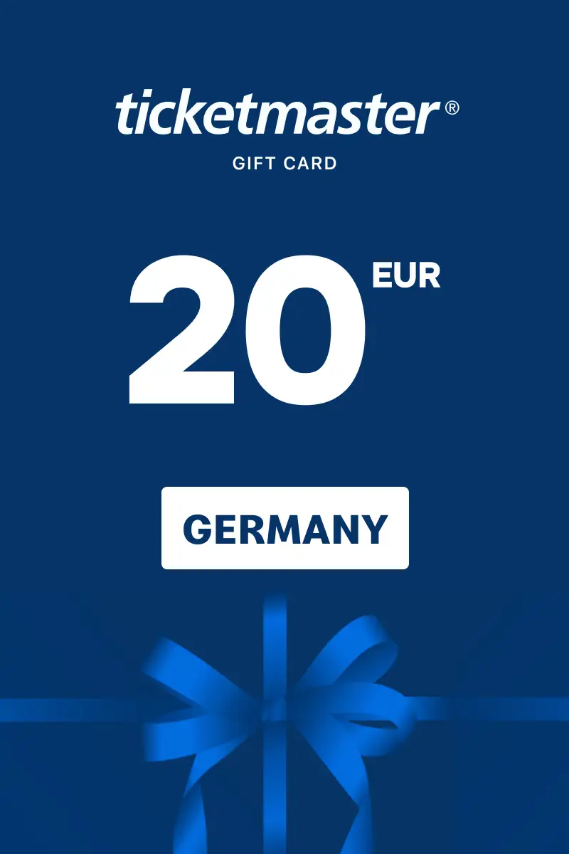 Ticketmaster 20 EUR Gift Card (Germany) - Digital Key