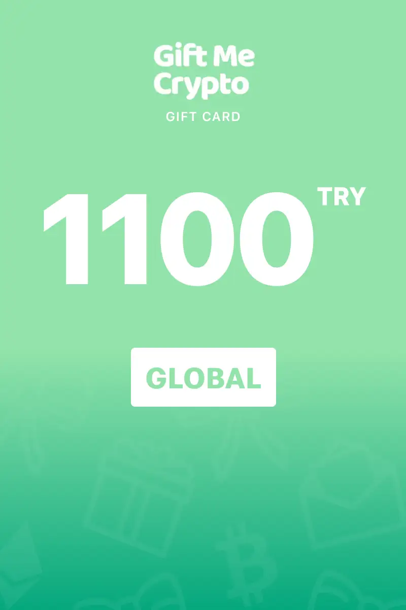 Gift Me Crypto 1100 TRY Gift Card (Global) - Digital Key