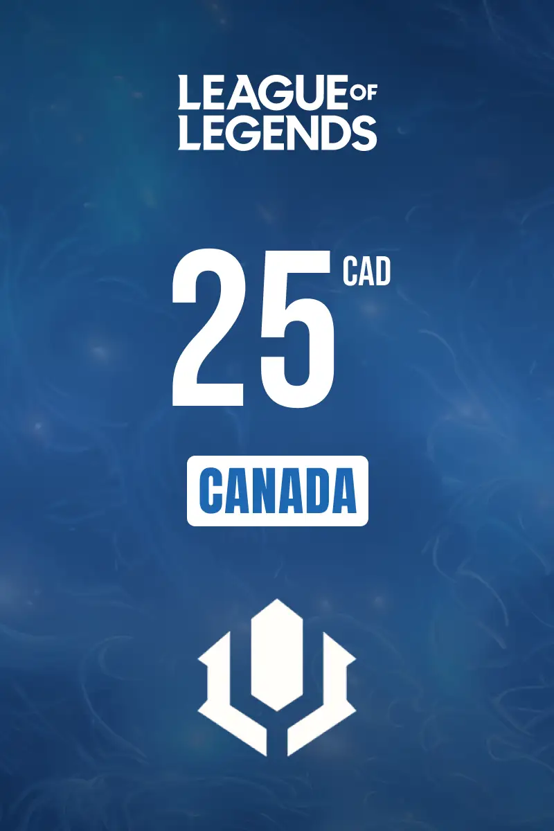 League of Legends 25 CAD Gift Card (Canada) - Digital Key