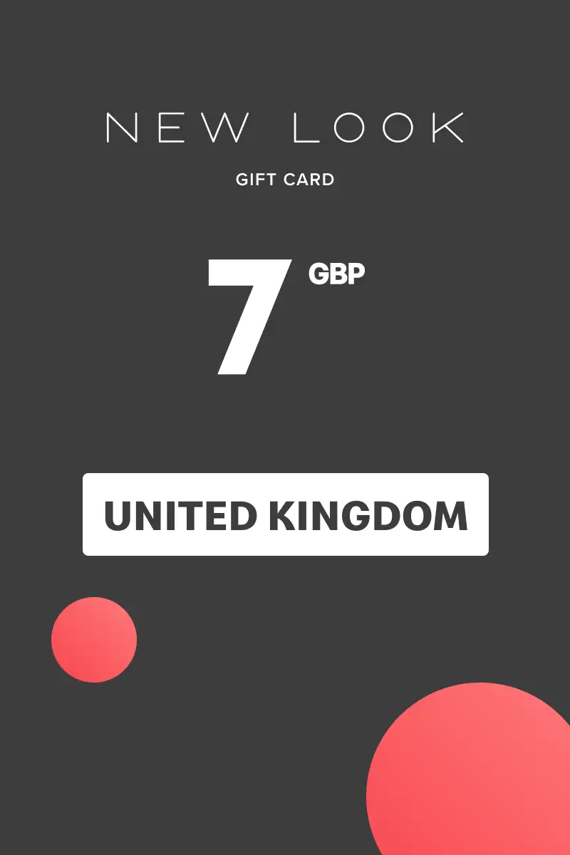 New Look 7 GBP Gift Card (United Kingdom) - Digital Key