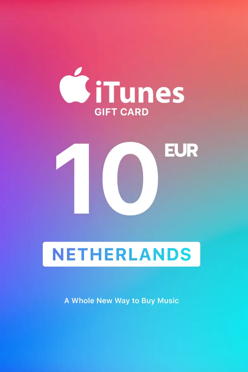 Apple iTunes 10 EUR Gift Card (Netherlands) - Digital Key