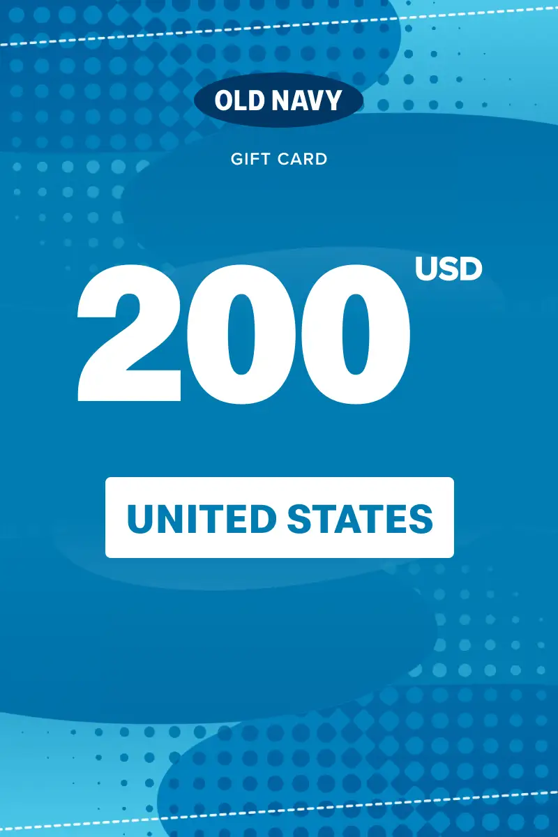 Old Navy 200 USD Gift Card (United States) - Digital Key