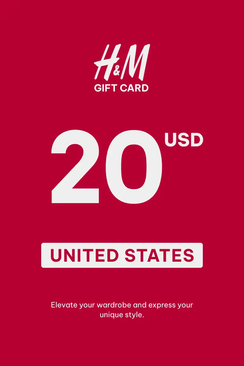 HandM 20 USD Gift Card (United States) - Digital Key