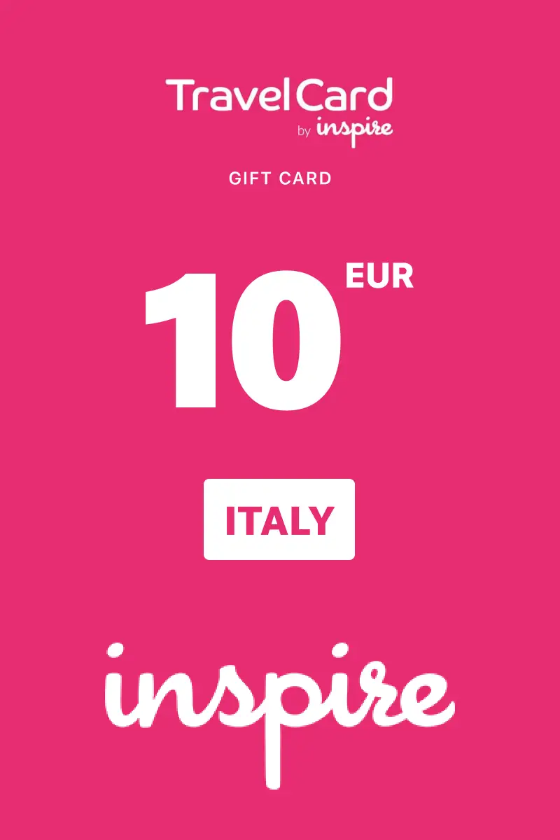 TravelCard by Inspire 10 EUR Gift Card (Italy) - Digital Key