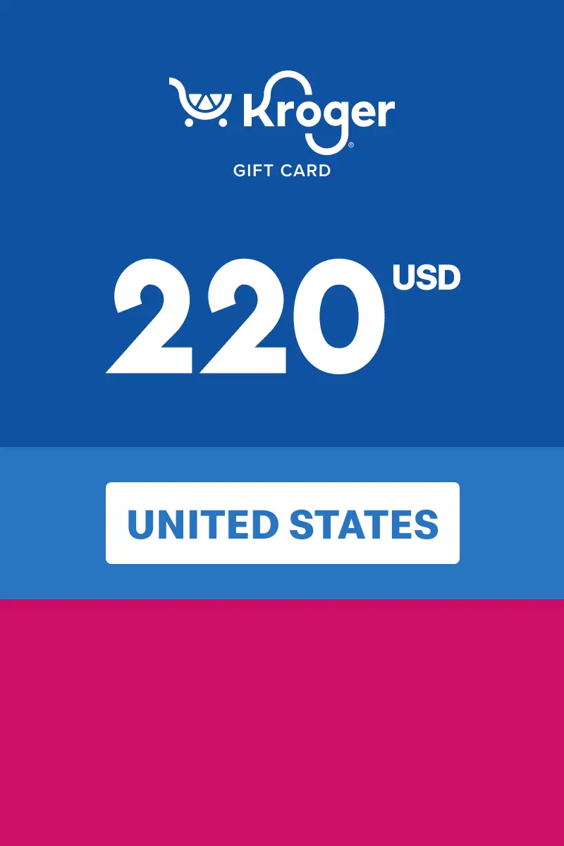 Kroger 220 USD Gift Card (United States) - Digital Key