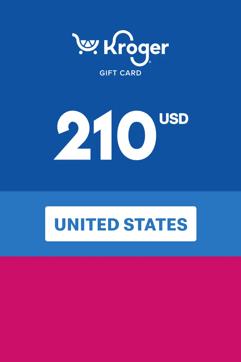 Kroger 210 USD Gift Card (United States) - Digital Key