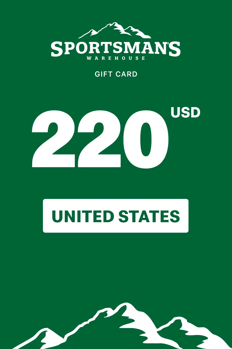 Sportsman's Warehouse 220 USD Gift Card (United States) - Digital Key
