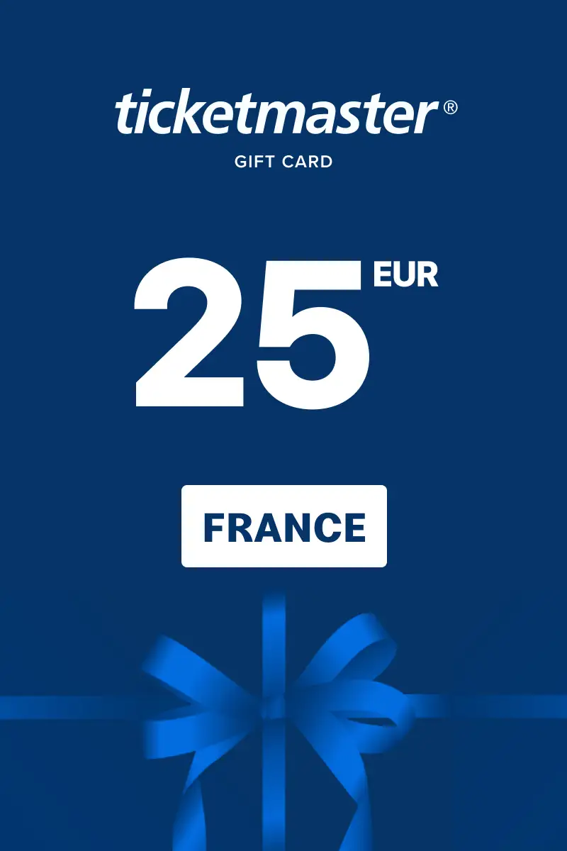 Ticketmaster 25 EUR Gift Card (France) - Digital Key