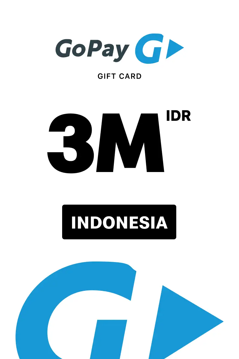 GoPay 3000000 IDR Gift Card (Indonesia) - Digital Key
