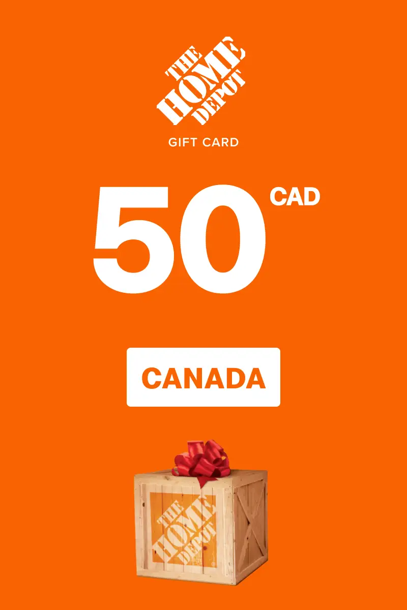 Home Depot 50 CAD Gift Card (Canada) - Digital Key