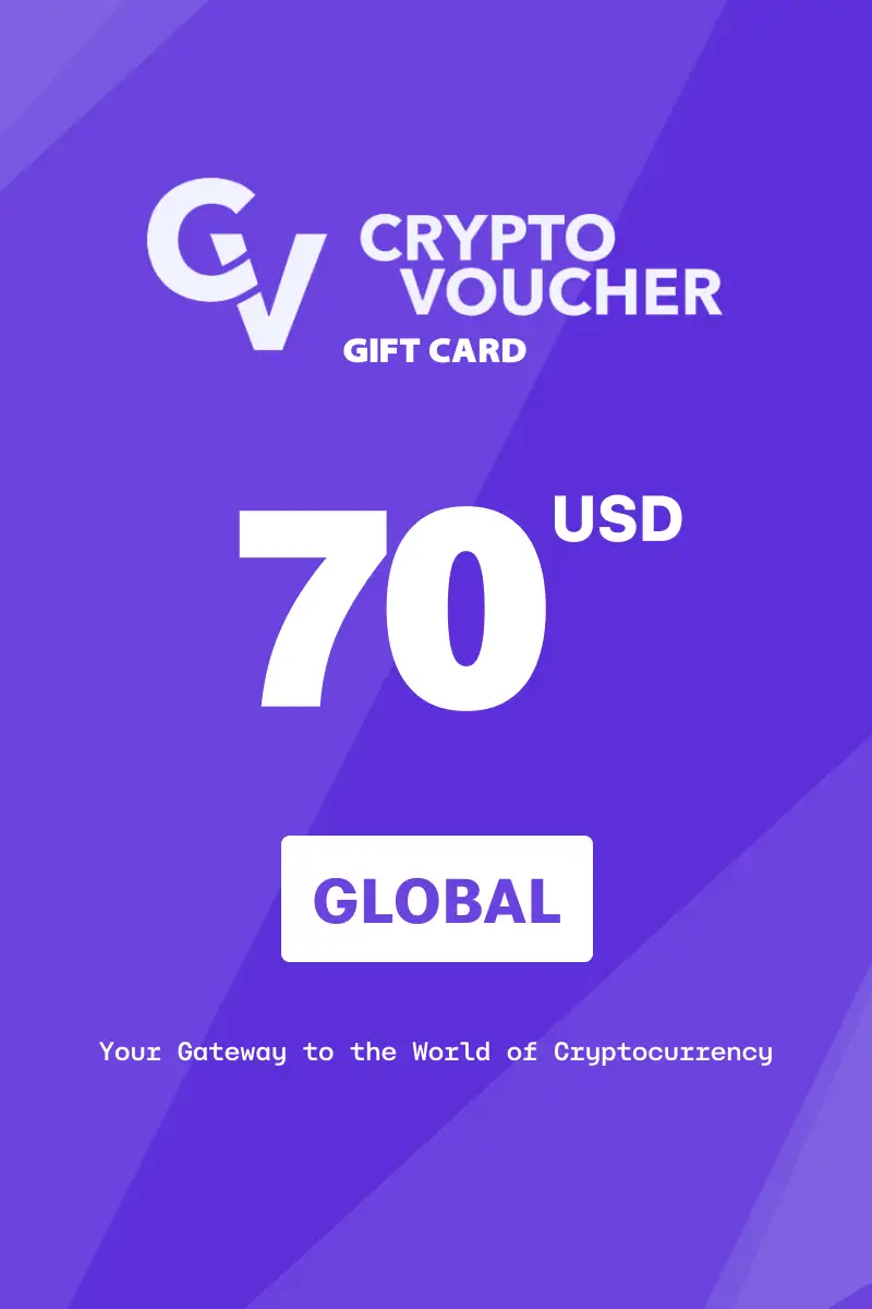 Crypto Voucher (LTC) 70 USD Gift Card (Global) - Digital Key