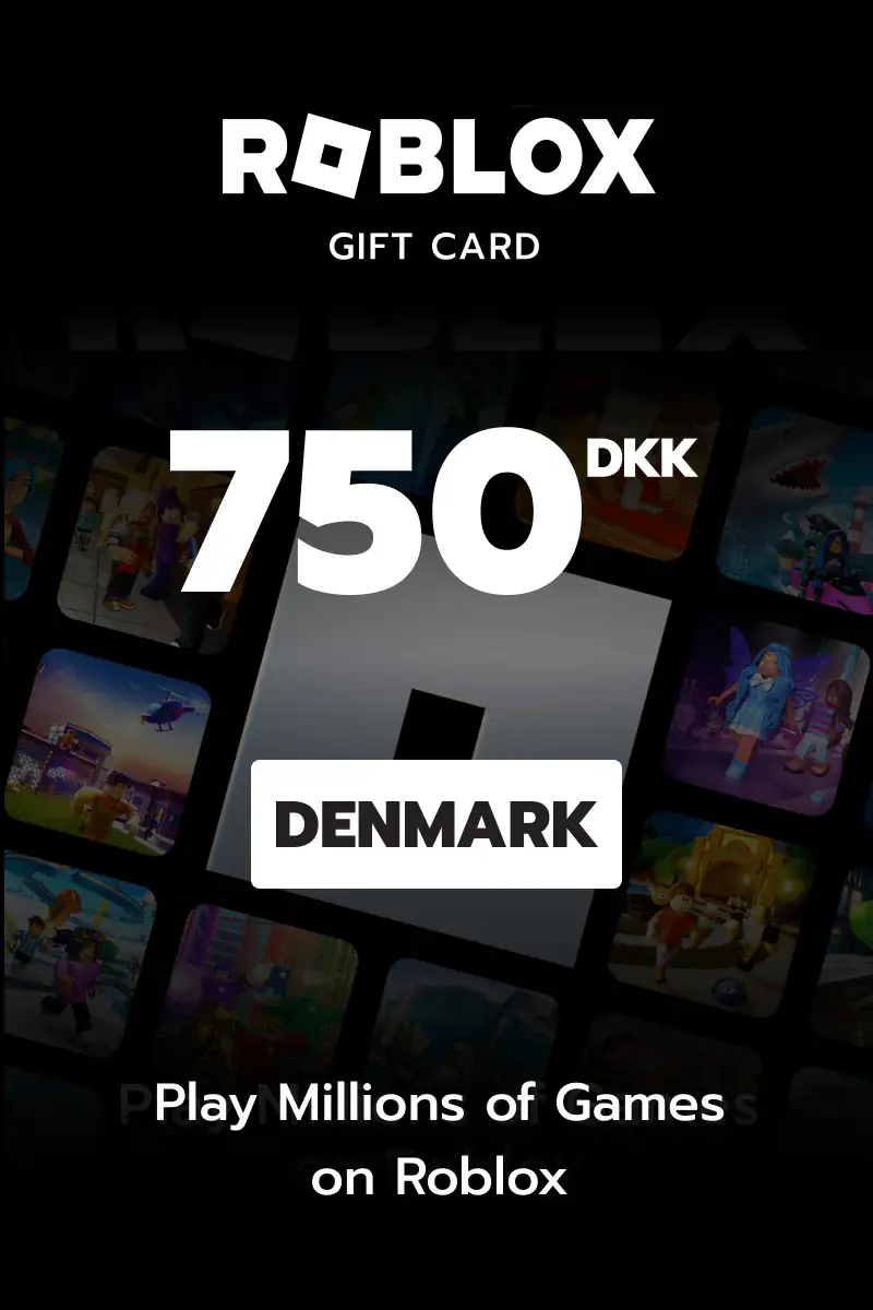 Roblox 750 DKK Gift Card (Denmark) - Digital Key