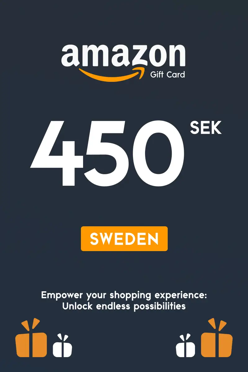 Amazon 450 SEK Gift Card (Sweden) - Digital Key