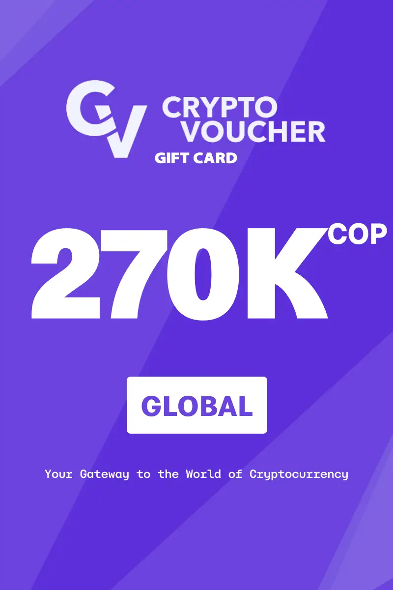 Crypto Voucher 270000 COP Gift Card (Global) - Digital Key