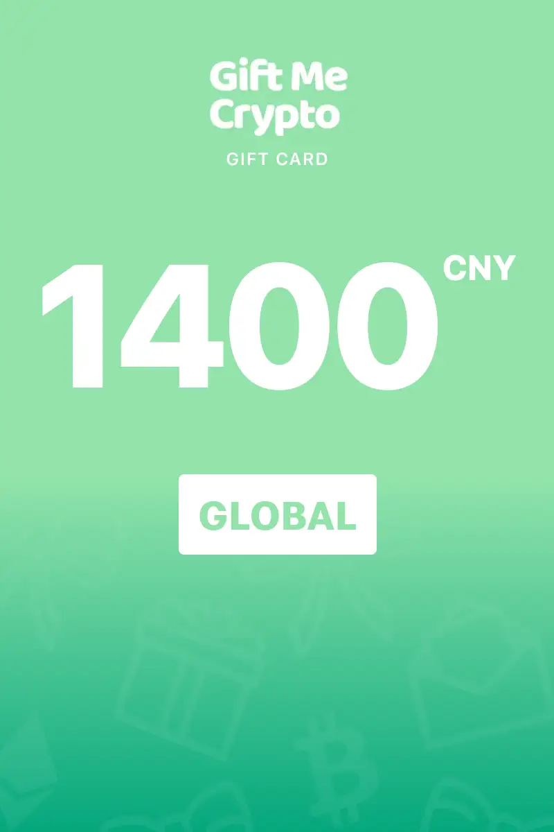 Gift Me Crypto 1400 CNY Gift Card (Global) - Digital Key