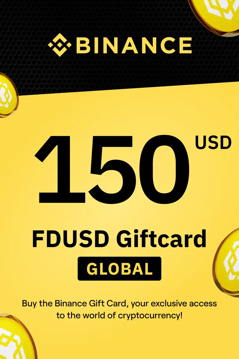 Binance (FDUSD) 150 USD Gift Card (Global) - Digital Key