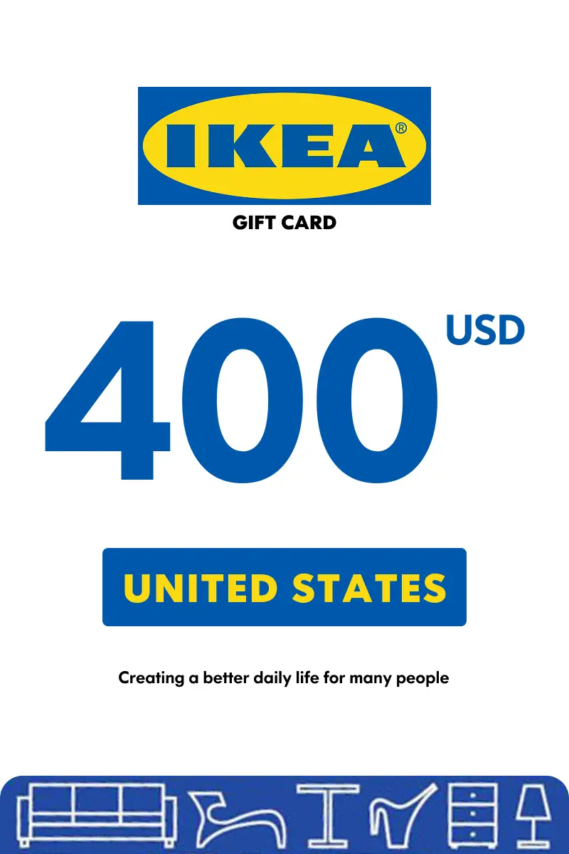 Ikea 400 USD Gift Card (United States) - Digital Key