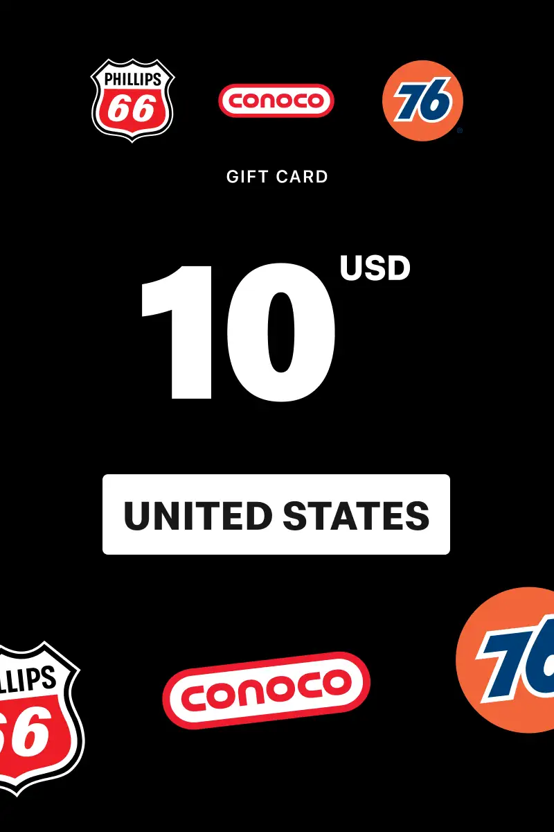 Phillips 66 - Conoco - 76 10 USD Gift Card (United States) - Digital Key