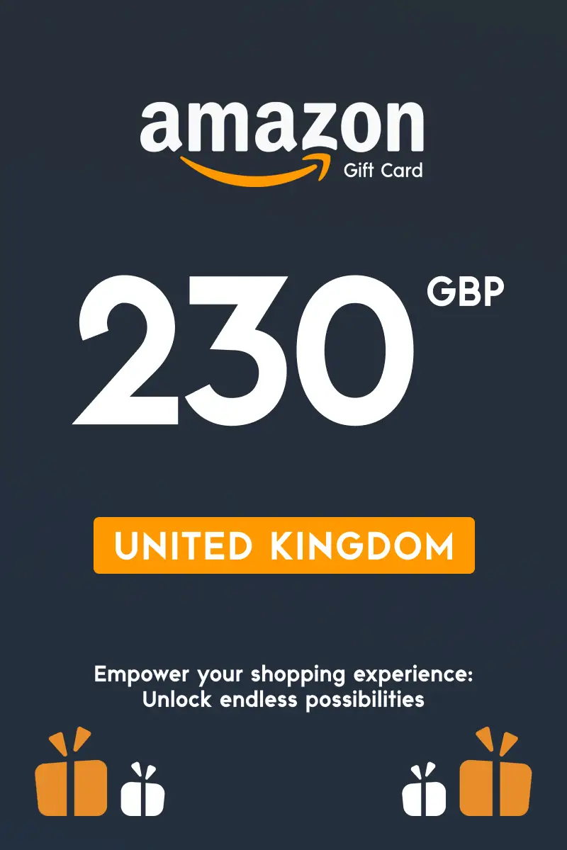 Amazon 230 GBP Gift Card (United Kingdom) - Digital Key