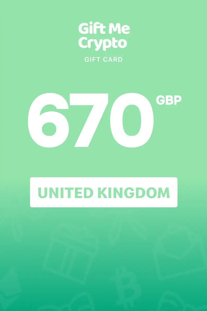 Gift Me Crypto (USDC) 670 GBP Gift Card (United Kingdom) - Digital Key
