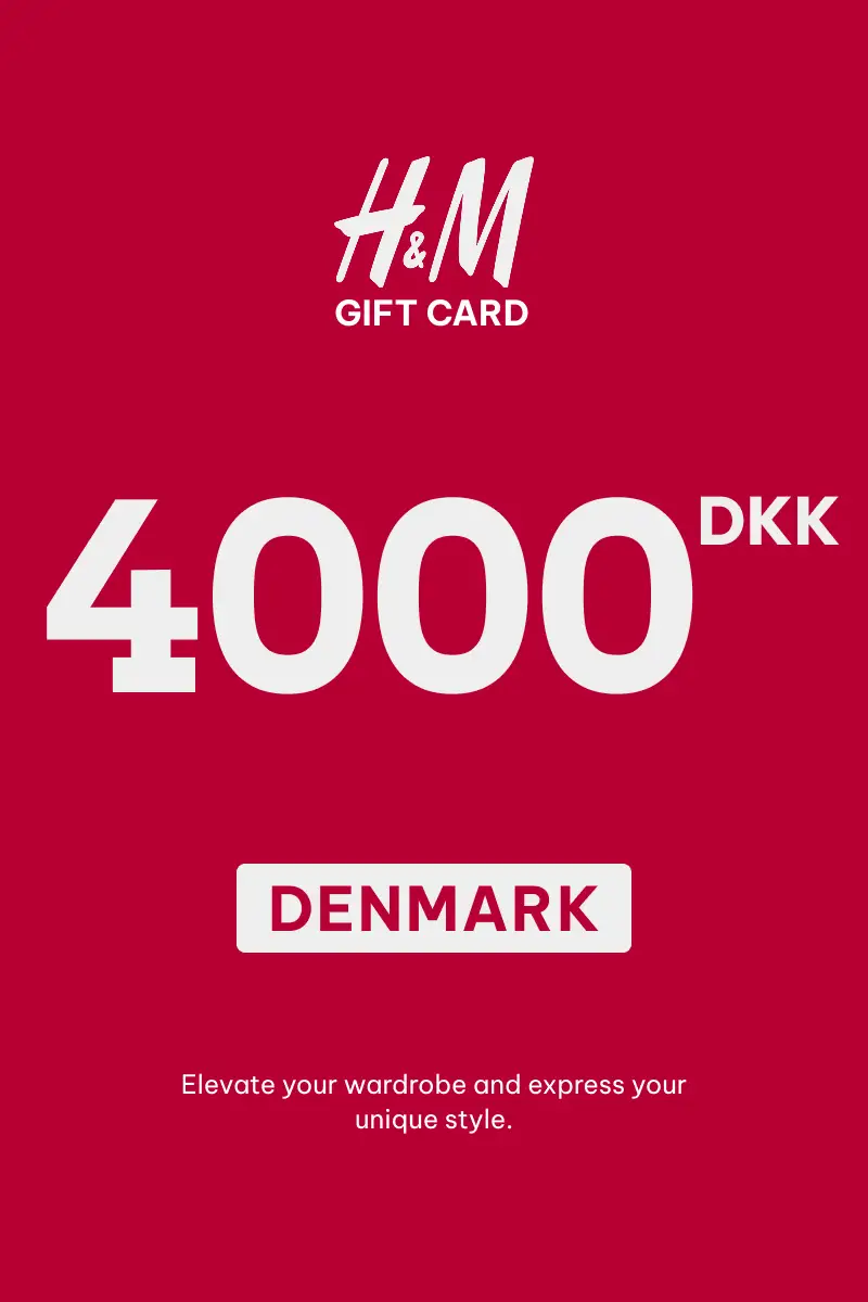 HandM 4000 DKK Gift Card (Denmark) - Digital Key