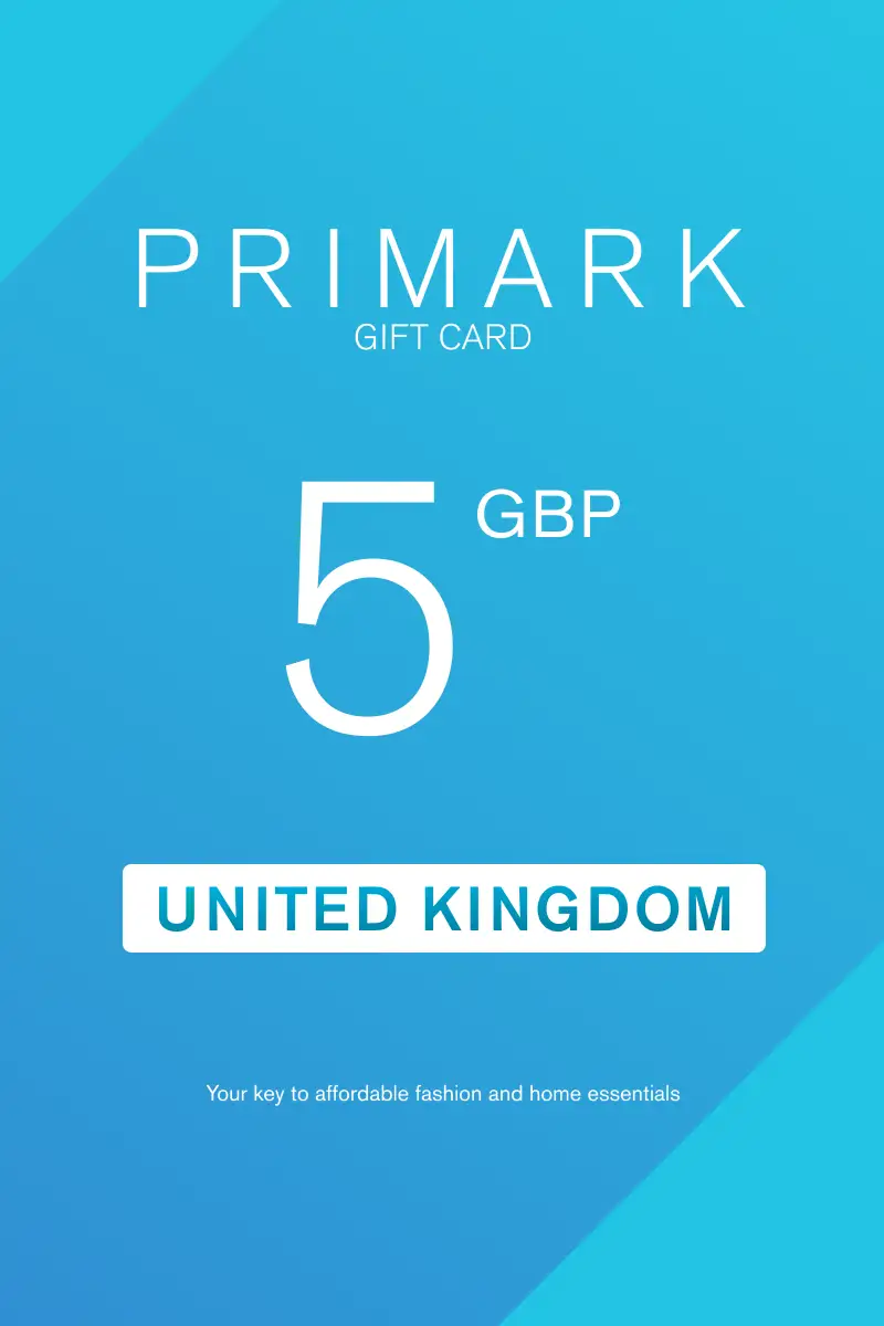 Primark 5 GBP Gift Card (United Kingdom) - Digital Key