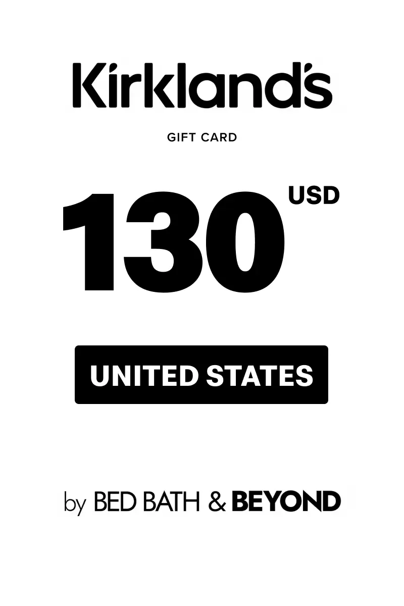 Kirkland's 130 USD Gift Card (United States) - Digital Key