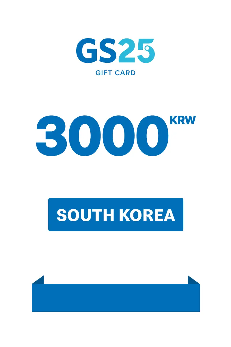 GS25 3000 KRW Gift Card (South Korea) - Digital Key