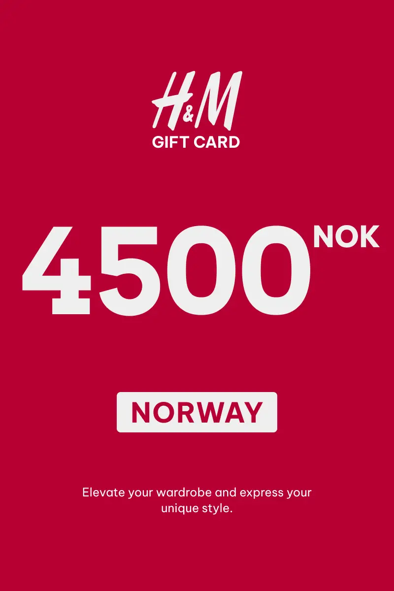 HandM 4500 NOK Gift Card (Norway) - Digital Key
