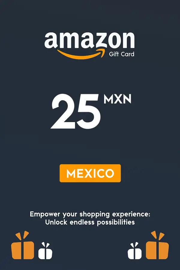 Amazon 25 MXN Gift Card (Mexico) - Digital Key