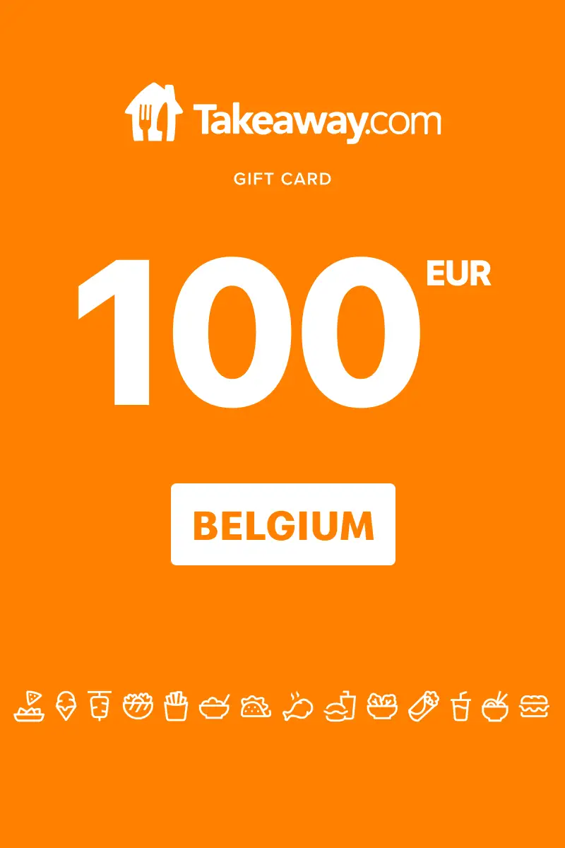 Takeaway 100 EUR Gift Card (Belgium) - Digital Key