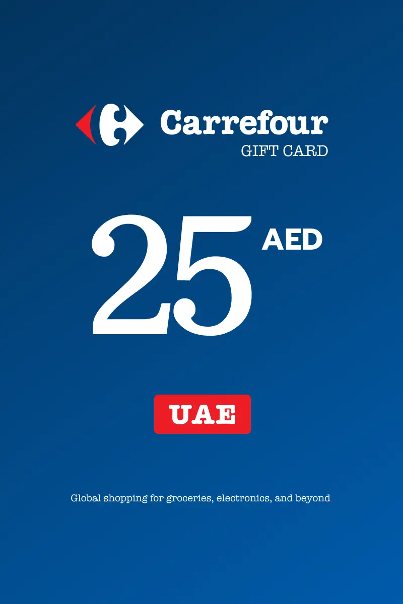 Carrefour 25 AED Gift Card (United Arab Emirates) - Digital Key