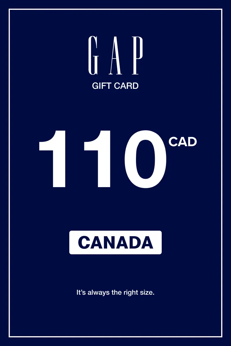 Gap 110 CAD Gift Card (Canada) - Digital Key