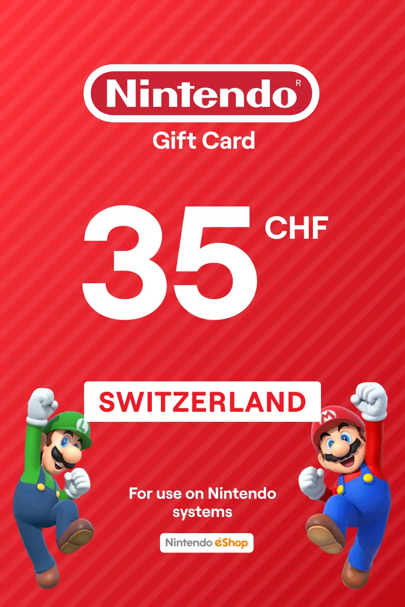 Nintendo eShop 35 CHF Gift Card (Switzerland) - Digital Key