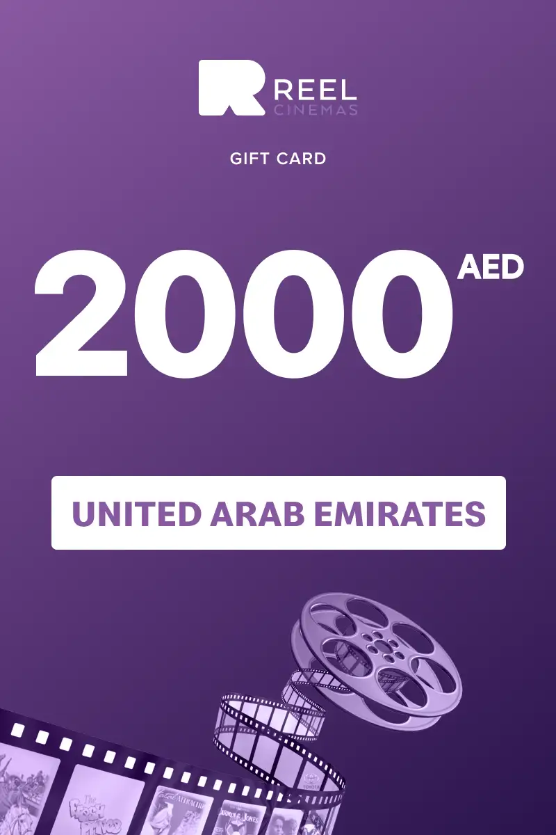 Reel Cinema 2000 AED Gift Card (United Arab Emirates) - Digital Key