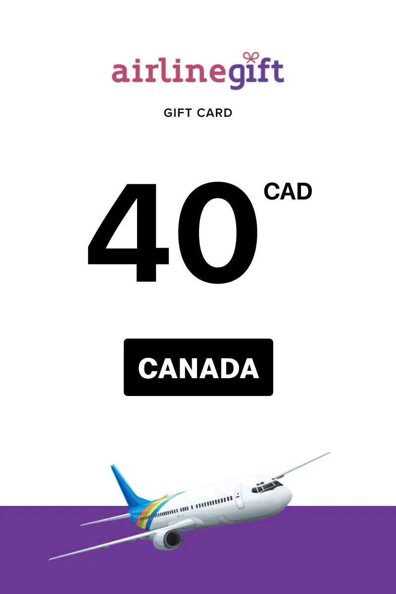 Airline Gift 40 CAD Gift Card (Canada) - Digital Key