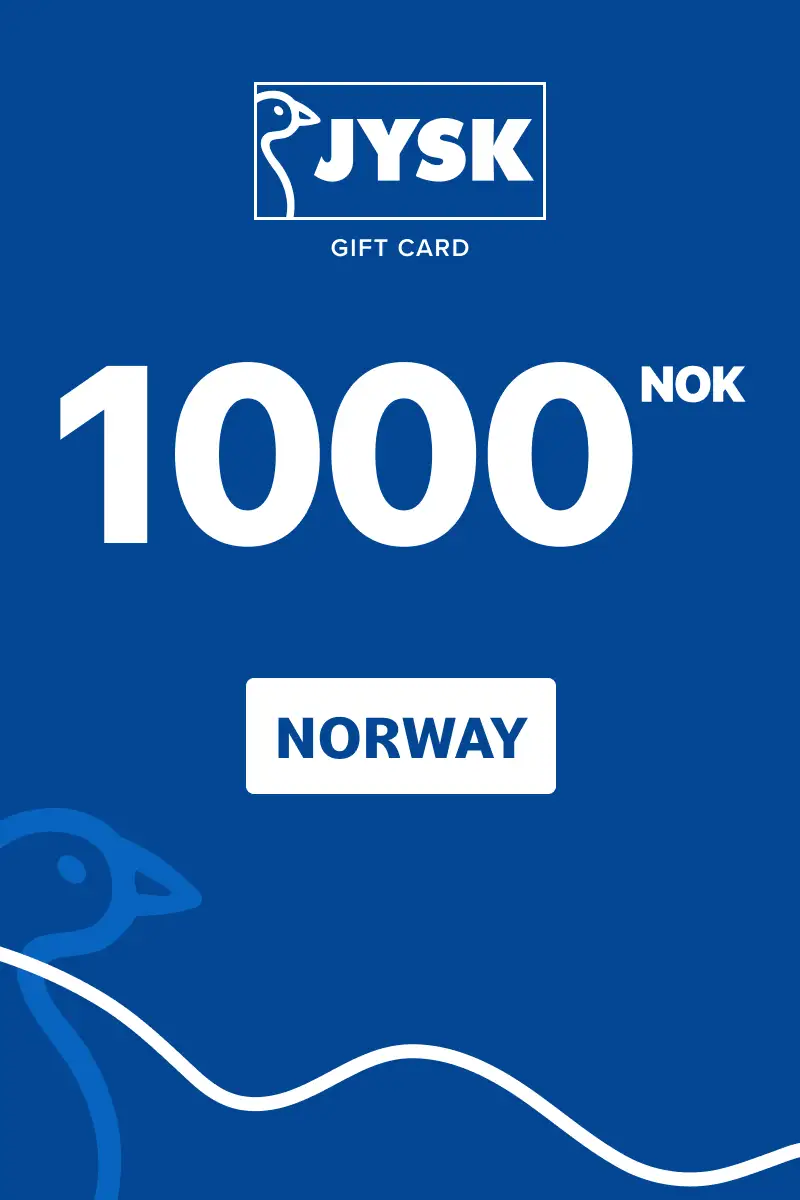 JYSK 1000 NOK Gift Card (Norway) - Digital Key
