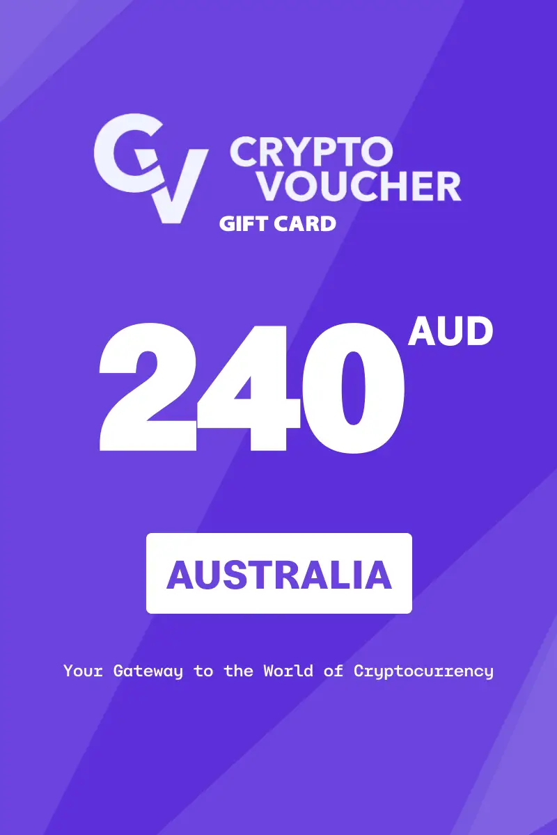Crypto Voucher 240 AUD Gift Card (Australia) - Digital Key