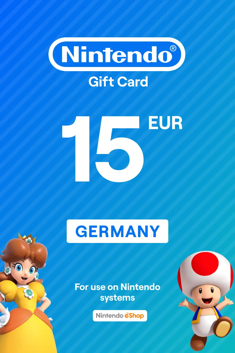 Nintendo eShop 15 EUR Gift Card (Germany) - Digital Key