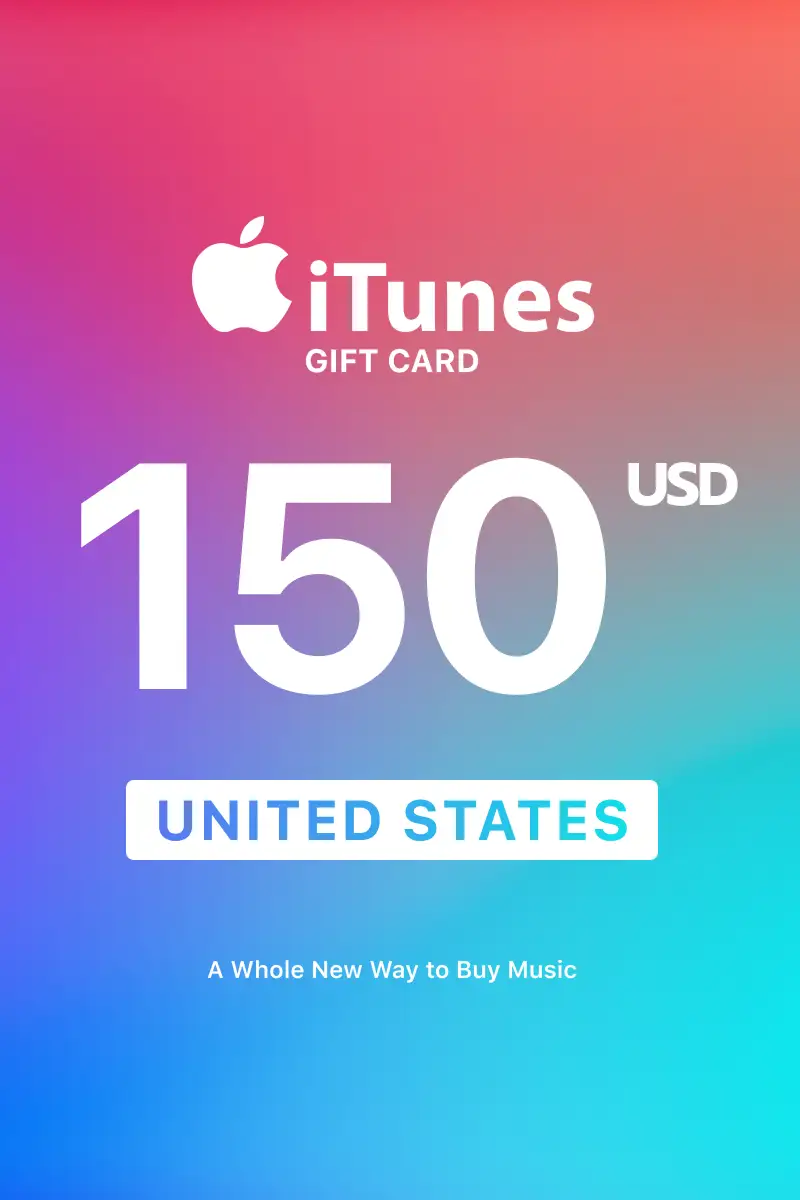 Apple iTunes 150 USD Gift Card (United States) - Digital Key