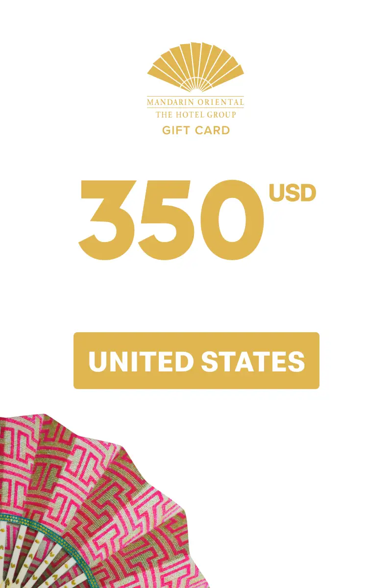Mandarin Oriental Hotel Group 350 USD Gift Card (United States) - Digital Key